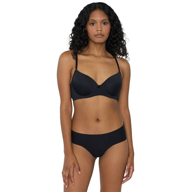 Pantaleta Mujer Cotton Negro Corona
