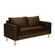 thumbnail image 2 of Sofa Sky 3c Felpa 05 Chocolate, 2 of 5