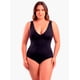 thumbnail image 1 of Traje de baño reductor estilo corset ajustable negro, 1 of 2