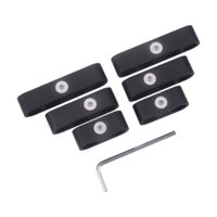 Magideal - Separadores De Bujías, Separador De 7Mm, 8Mm, 9,5Mm, Motor De Coche, Soporte De Cable De Bujía Duradero, Accesorios De Abrazadera, Divisores De Cable Negro