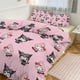 thumbnail image 2 of Kuromi & My Melody Duvet Cover Set 3 Piece Bedding Set Double Sided Printing Decorative Comforter Cover Set, 2 of 5