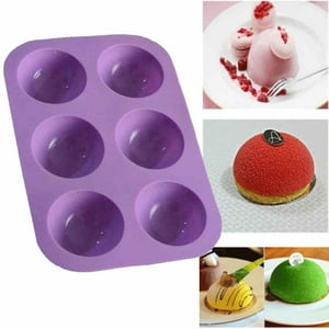 Genérico - Molde De Silicona, Diseño Media Esfera Repostería Pastelería