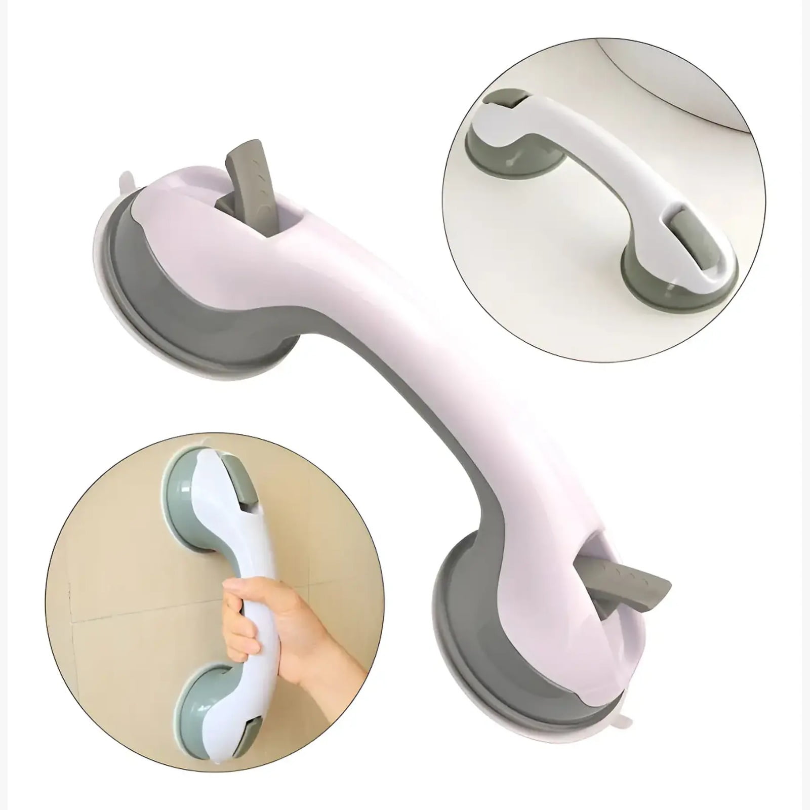 Genérico - Agarradera Manilla Asa Soporte Seguridad Baño Ducha Helping Color Blanco