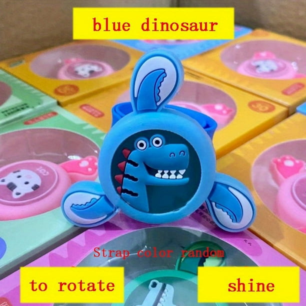 Children's Cartoon Luminous Rotating Mosquito Repellent Wristband Super Popular Children's Wristband Toy Strong Mosquito Repellent Flashing Rotating Gyro