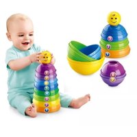 Genérico - Torre Plástico Chica De Encaje 24Cm Juguete Didáctico