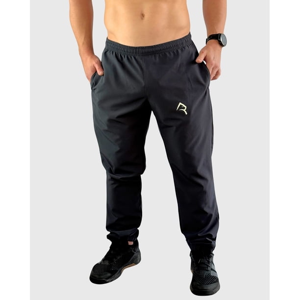 Pantalon Deportivo Running Pant Zip Grafito Hombre Konko