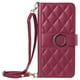 thumbnail image 1 of Funda tipo billetera FOXDOCK para iPhone 11 – Tapa abatible con correa para mujer, 1 of 5