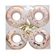 thumbnail image 2 of 4 Adornos Navideños En Forma De Donut, Adorables Obsequios De Fiesta Para Jardín, Balcón, Oficina, Color Rosa Y Dorado, 2 of 3