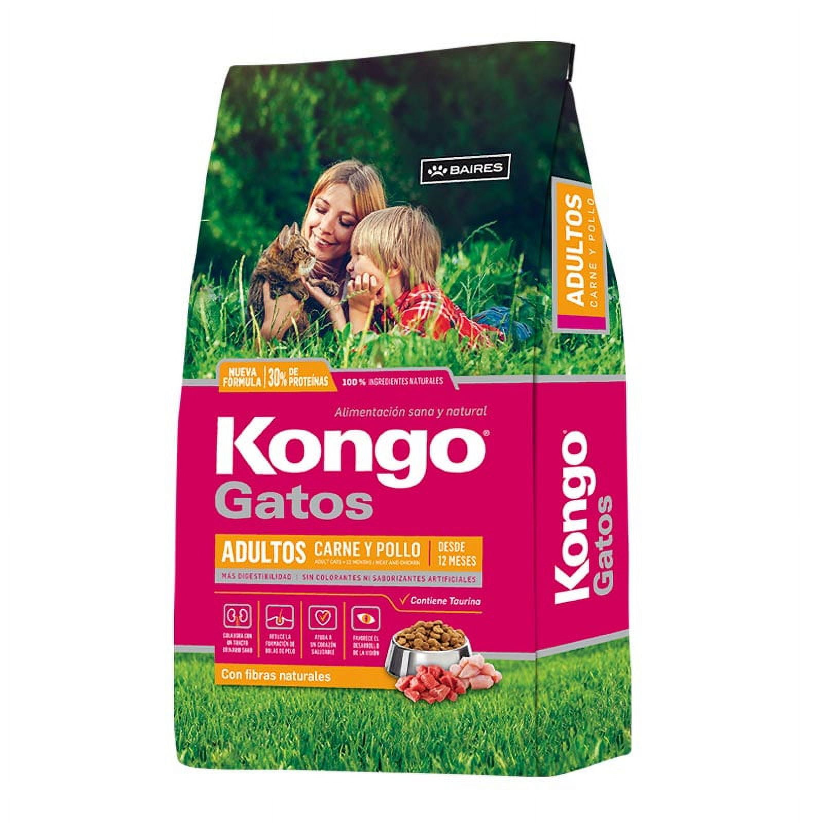 Kongo - Alimento Gato Adulto Carne Y Pollo 8 Kg