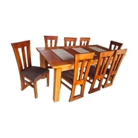 Koliat - Jgo Comedor Elegant 8S Miel Ceramica Beige