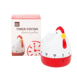 Homewell - Temporizador Timer De Cocina Diseño Gallina 8.5Cm