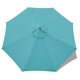 thumbnail image 1 of Toldo de repuesto para sombrilla de patio MASTERCANOPY de 9 pies, color turquesa, 1 of 7