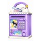 thumbnail image 1 of Alcancía Electrónica Infantil Lovely Shape Con Clave Huella Infantil Violeta, 1 of 1
