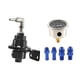 thumbnail image 2 of Regulador de presión de ajustable Universal con manómetro accesorios automotrices piezas de repuesto aleación de aluminio 200-800Kpa con 4 Negro, 2 of 5