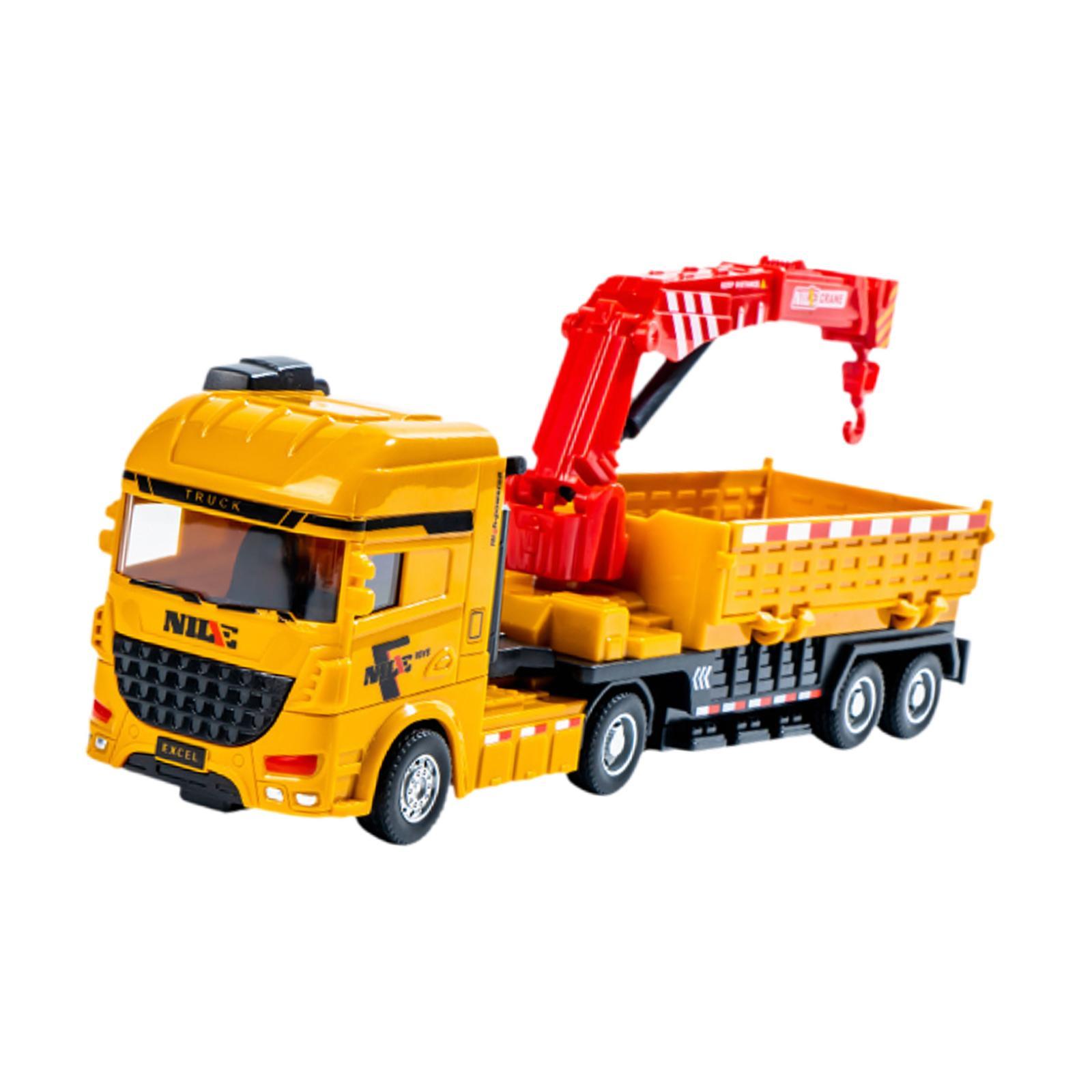 Magideal - Vehículo Impulsado Por Fricción, Vehículo Push And Go, Simulación De Inercia, Camión Grúa De Juguete Para Niños De 3 A 7 Años, Regalos Del Día De San B