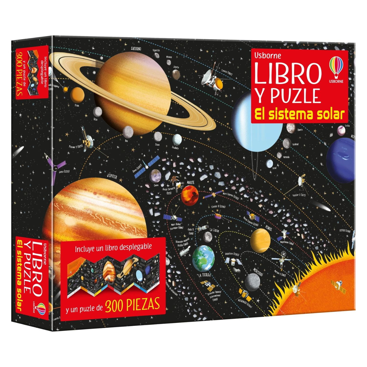 Usborne - Libro Y Puzzle - Sistema Solar (300 Piezas)