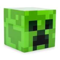 Luz Nocturna Minecraft Green Creeper Con Sensor Automático De Luz Led