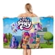 thumbnail image 1 of My Little Pony Toalla de playa de secado rápido con diseño temático, regalo para mujeres y niñas, ideal para cumpleaños, fans, amantes de la música, uso en la playa o al aire libre, 78 × 180 cm, 1 of 6