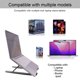 thumbnail image 4 of Soporte para portátil, plegable y ajustable, de ABS, para tableta, ergonómico, estable y sólido., 4 of 5