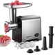 thumbnail image 1 of Picadora de carne KEENSTAR 450W de acero inoxidable con 3 placas, 1 of 7