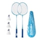 thumbnail image 2 of 2x Juego De Raquetas De Bádminton Juego De Repuesto De Bádminton Para Jugar En La Playa Al Aire Libre Azul, 2 of 3