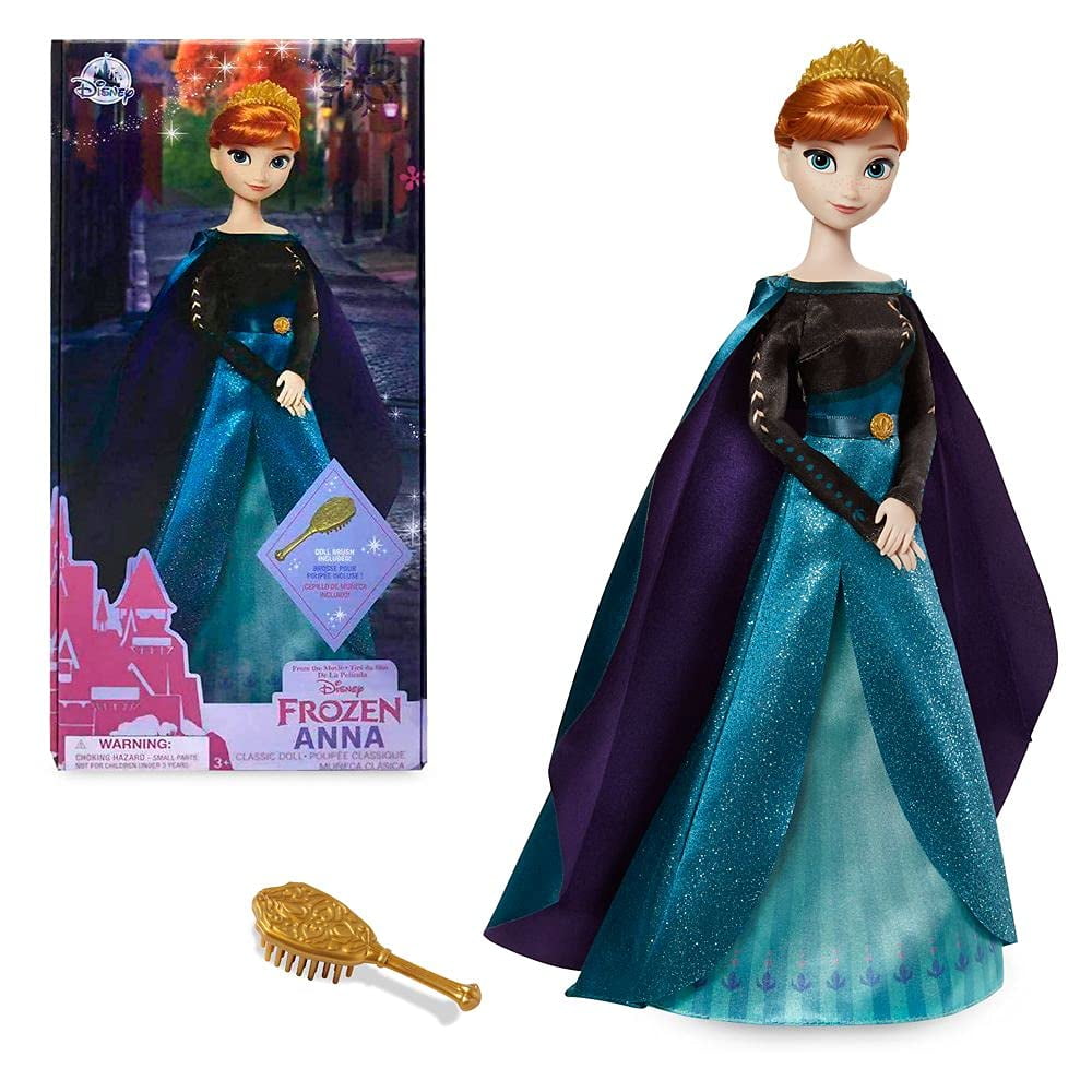 Muñeca Disney Store Princesa Reina Anna Frozen 2 28 Cm Con Brocha