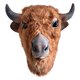 thumbnail image 4 of Máscara de Disfraz AQKILO Bisonte de Cabeza Completa - Halloween, 4 of 8