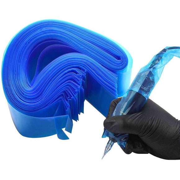 Cubiertas Desechables para Cables de Pinza de Tatuaje Hisight 200 piezas Azul