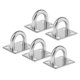 thumbnail image 4 of 5pcs M6 Gancho de pared / techo Placa de ojo de almohadilla de acero inoxidable Aparejo de barco marino, 4 of 4