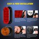 thumbnail image 4 of Kit de carcasas para cajas de luz para remolque Nilight con licencia de 3 LED, 4 of 7