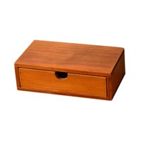 Bothyi - Caja De Almacenamiento De Madera Para Cápsulas De Café, Organizador De Escritorio Con Cajón