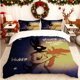 thumbnail image 1 of "Another Life" Rabbit Print Duvet Cover Set Includes Soft Duvet Cover + 2 Pillowcases Suitable for All Seasons Ideal for Home Bedrooms and Guest Rooms Perfect G, 1 of 1