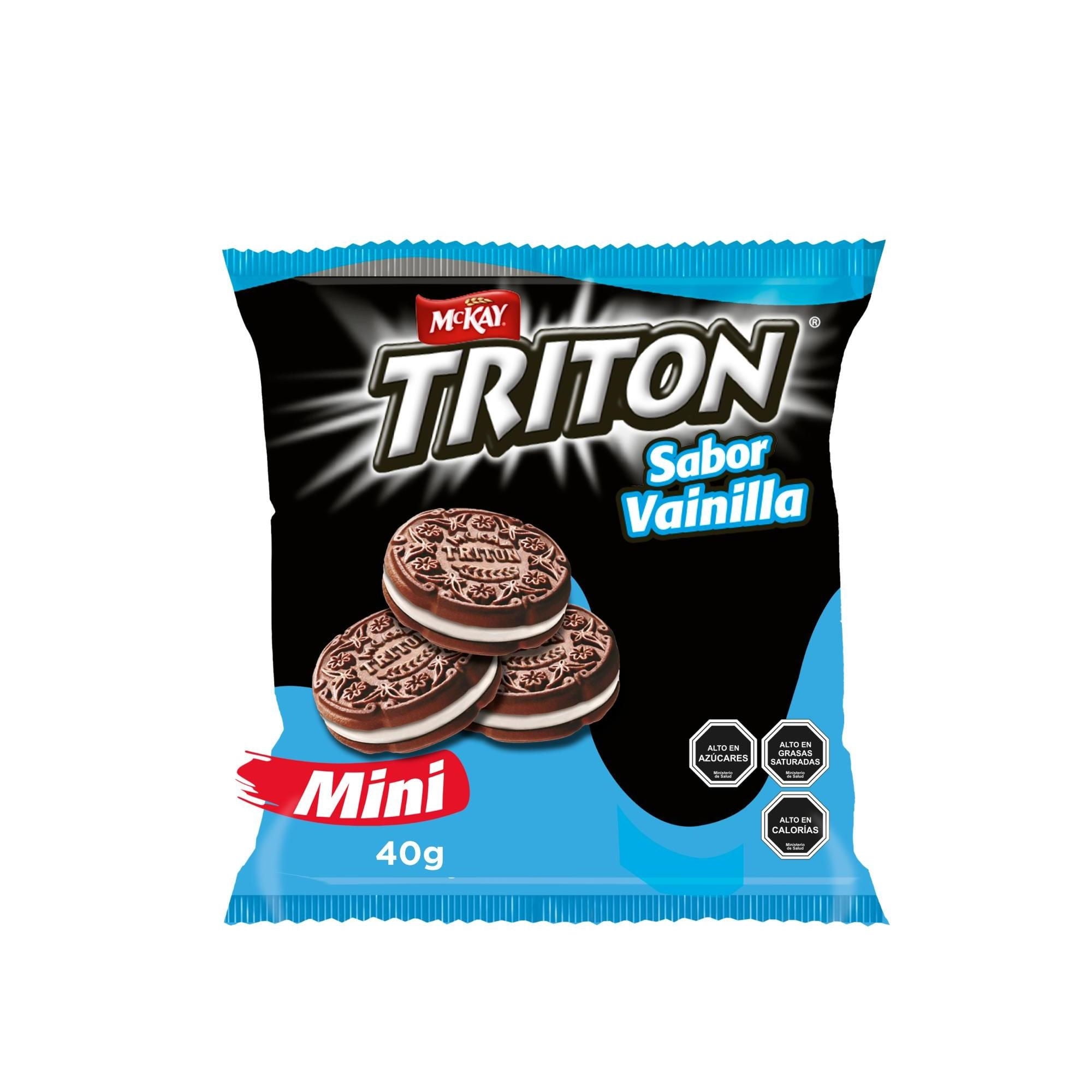 Galleta Mini Tritón Vainilla Bolsa 40 g McKay