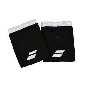 Muñequera Babolat Jumbo Negro/Blanco X2 Tenis/Padel