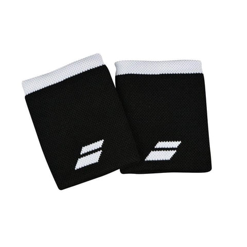 Muñequera Babolat Jumbo Negro/Blanco X2 Tenis/Padel