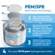 thumbnail image 3 of Botella De Agua Original Hydrogen 450 Ml Con Tecnología Spe Pem, 3 of 6