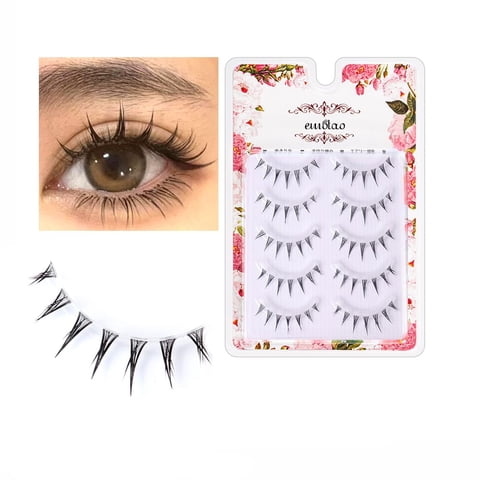 Pestañas Postizas Emotao, Estilo Manga, Cosplay, Estilo Japonés, 5 Pares