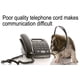 thumbnail image 3 of Cable telefónico Comtrue Black de 3,5 m (11,5 pies), paquete de 2 unidades, universal, 3 of 5