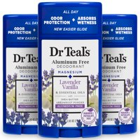 Dr Teal'S - Desodorante Dr. Teal'S Lavender Vanilla Con Aceites Esenciales 80 Ml X3