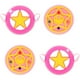 thumbnail image 1 of Gamepad Thumb Grips - Anime Kawaii Pastel Joystick Caps, Compatible Con Nintendo Switch OLED Lite Joycons Consola-Multicolor, 1 of 6