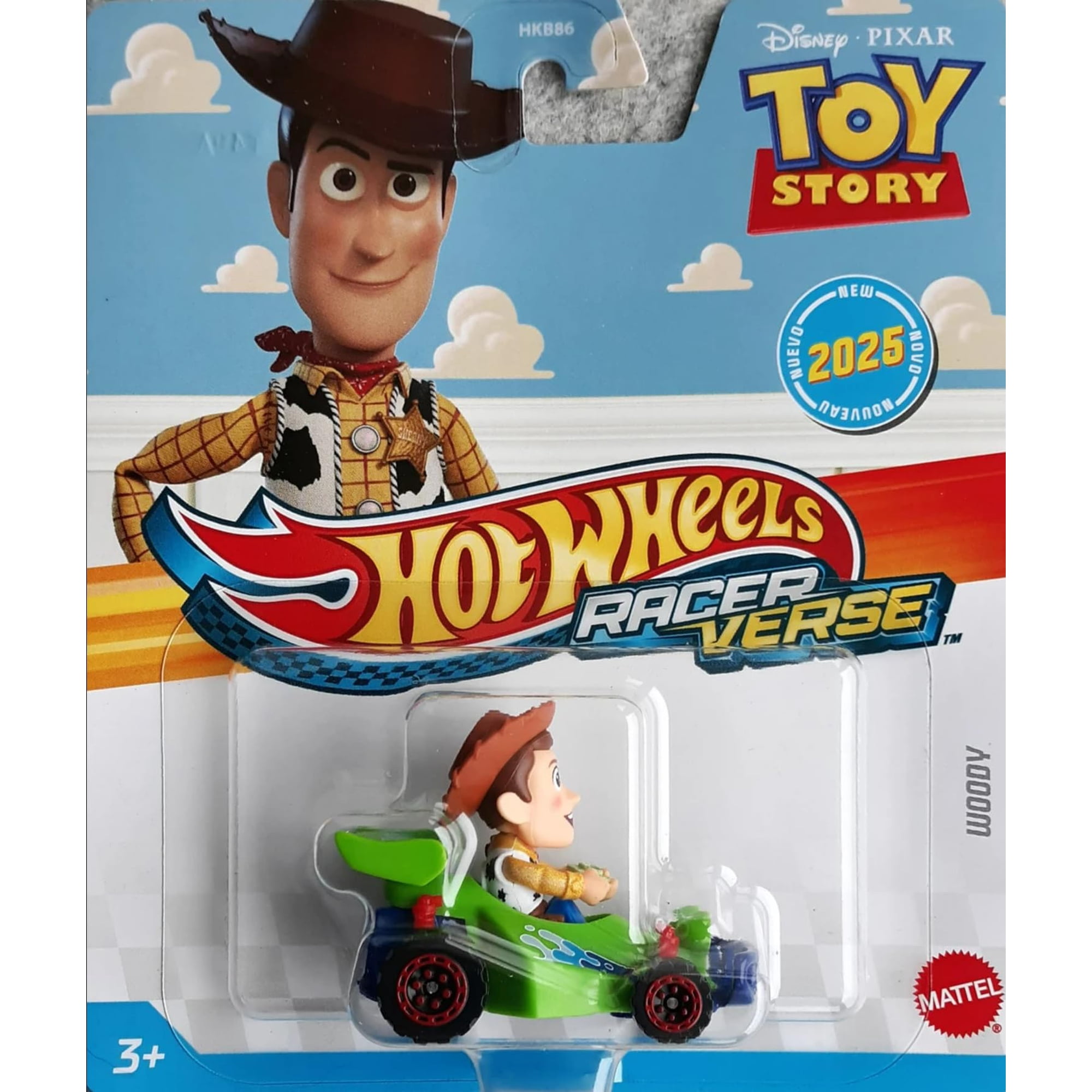 Vehículo De Juguete Hot Wheels Racerverse Woody Character A Escala 1:64
