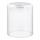 thumbnail image 1 of Pantalla de lámpara de cristal transparente, cubierta decorativa, pantalla cilíndrica, lámpara colgante, lámpara colgante para habitación de luz, , 12cmx15cm, 1 of 5
