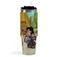 thumbnail image 3 of ¡Corre, Charlie Brown! (2) Vaso aislado de acero inoxidable con asa, diseño temático, regalo para familia, amigos y fans; incluye pajita y encaja en el portavasos estándar, 40 oz, 3 of 6