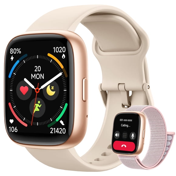 Reloj inteligente LODIMEKE 2026 actualizado de 44 mm con 2 correas, Alexa, IP68