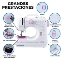 Movi - Máquina De Coser 12 Puntadas