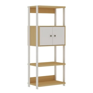 Df Home - Estantería Taurus 2 Puertas Blanco Madera