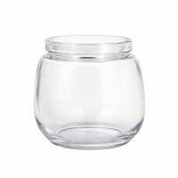 Mova - Pack De 6 Frasco De Vidrio 125Cc Tapa Hermética Plastica