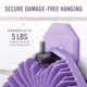 thumbnail image 3 of Gancho para regadera Sud Scrub antimicrobiano autoadhesivo morado, 3 of 7