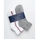 thumbnail image 2 of Calcetines Tommy Hilfiger Quarter para hombre, paquete de 6, blancos, 2 of 3