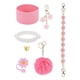 thumbnail image 5 of Juego De Accesorios Para Tazas, Bonitos Llaveros Con Dijes Para Actividades Al Aire Libre, Bolsos De Viaje, Color Rosa, 5 of 5